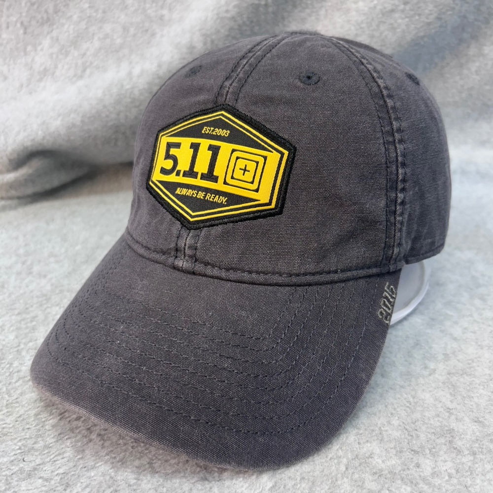 5.11 Tactical Always Be Ready Patch Mens Gray Adjustable Hat 2015 OSFM